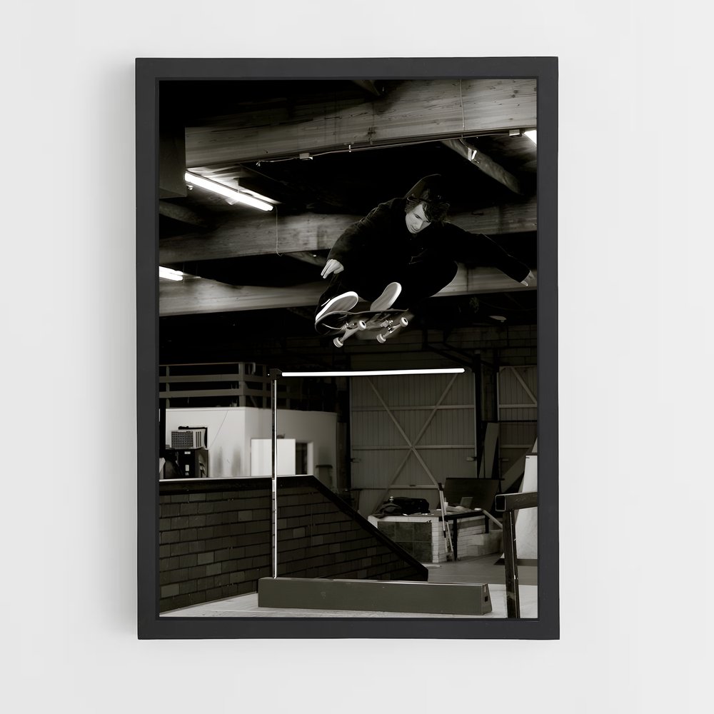 Poster Skate Évasion – affiche Skateboard (vue 2)